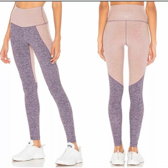 Beyond Yoga Spacedye Leggings Colorblock Purple Size XS - Picture 2 of 8